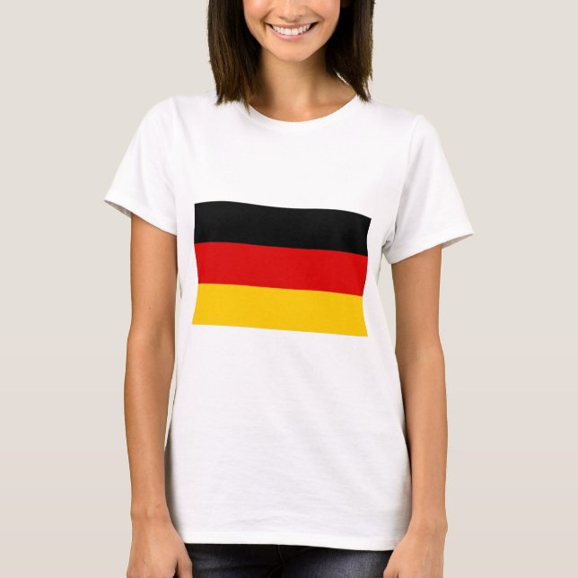 Deutschland - Germany Flag T-Shirt (Front)