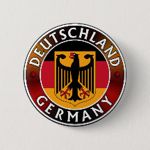 Deutschland Germany Plaque, German Flag and Eagle 