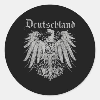Deutschland Gers Prussian Gery Classic Round Sticker