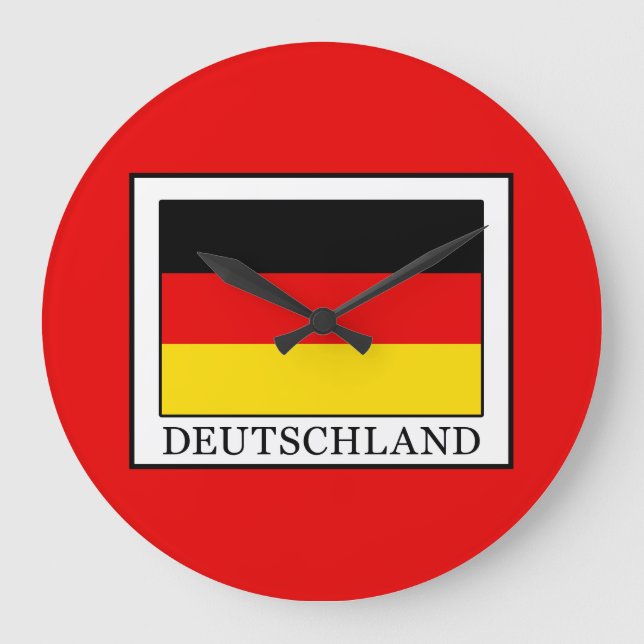 Deutschland Large Clock (Front)