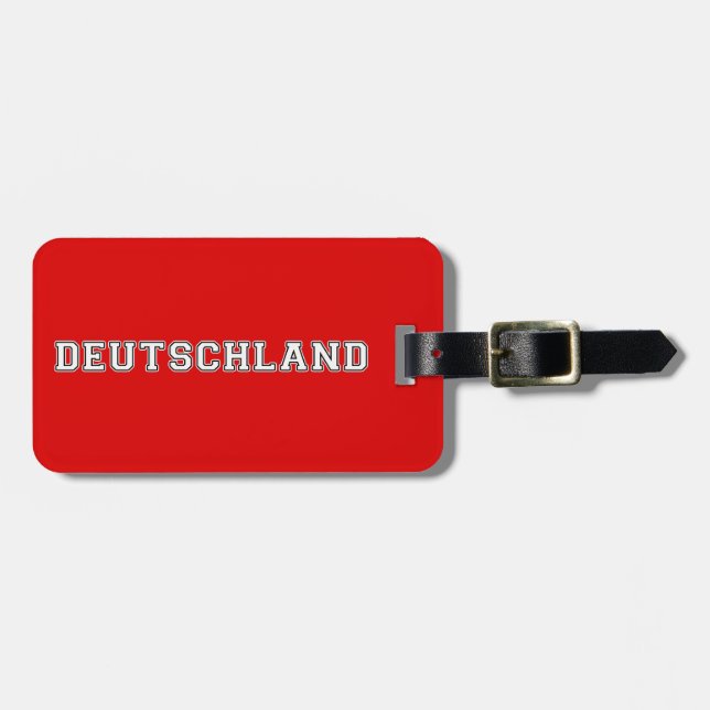 Deutschland Luggage Tag (Front Horizontal)
