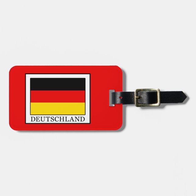 Deutschland Luggage Tag (Front Horizontal)