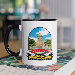 Deutschland Mannheim Vintage souvenir Mug