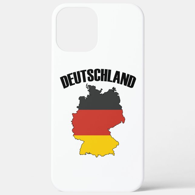 Deutschland Map - German Flag - Germany Travel Case-Mate iPhone Case (Back)