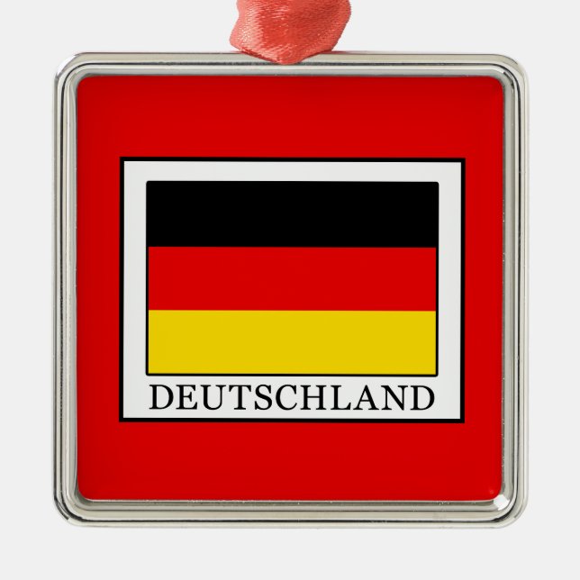 Deutschland Metal Ornament (Front)
