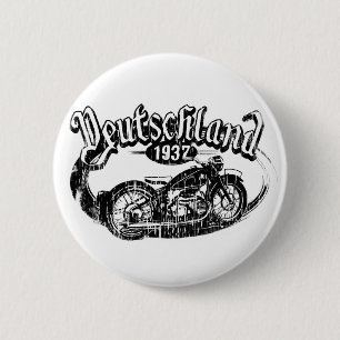Deutschland Motowear 6 Cm Round Badge