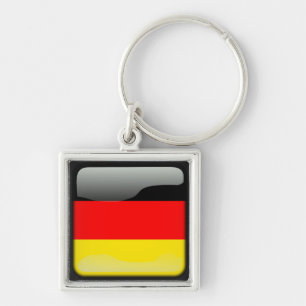 Deutschland polished key ring