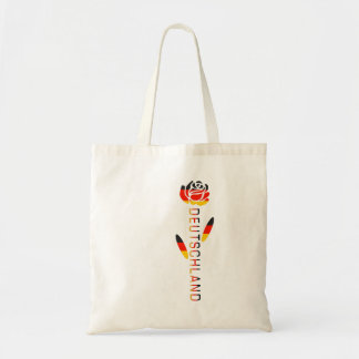 Deutschland Rose German Flag Tote Bag