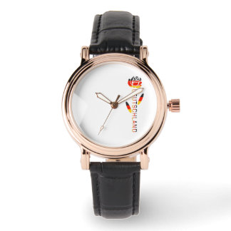 Deutschland Rose German Flag  Watch