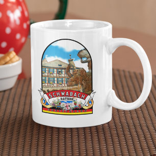Deutschland Schwabach Vintage souvenir Coffee Mug