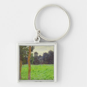 Deux Arbres dans la Prairie Key Ring