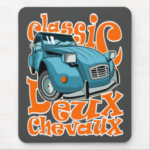 Deux Chevaux Mouse Pad