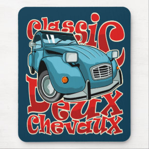 Deux Chevaux Mouse Pad