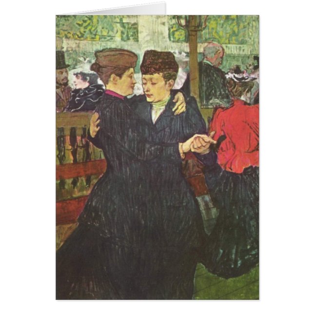 Deux femmes dansant - Art Card (Front)