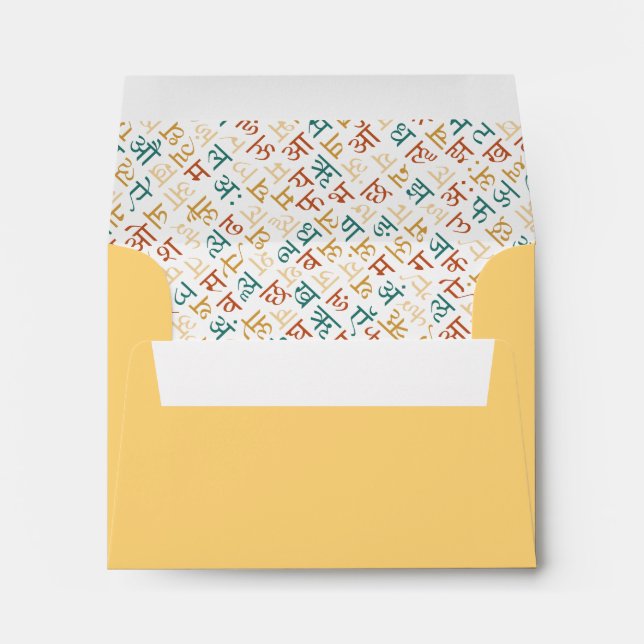 Devanagari Envelopes (Back (Bottom))