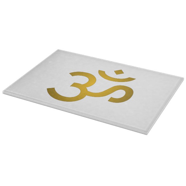 Devanagari om  cutting board (Corner)