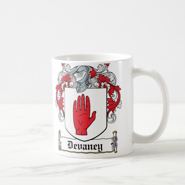 Devaney Family Crest Coffee Mug (Right)