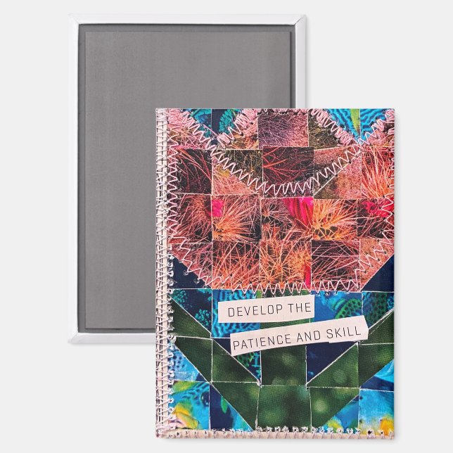 Develop the Patience and Skills Tulip Gardening  Magnet (Front/Back)