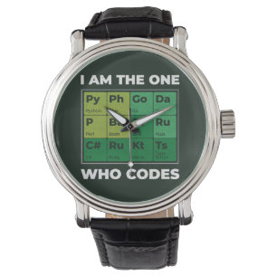 Developer Periodic Table Funny Watch