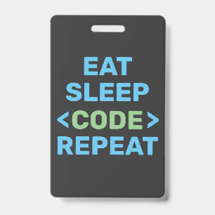 DEVELOPER PROGRAMMER CODING ID BADGE