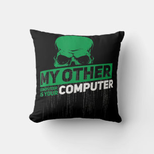 Developer Sysadmin Engineer Hacker Nerd Admin Code Cushion