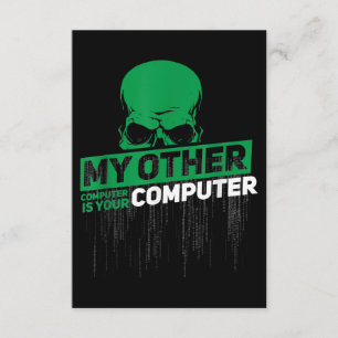 Developer Sysadmin Engineer Hacker Nerd Admin Code Enclosure Card