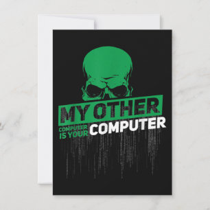 Developer Sysadmin Engineer Hacker Nerd Admin Code Invitation