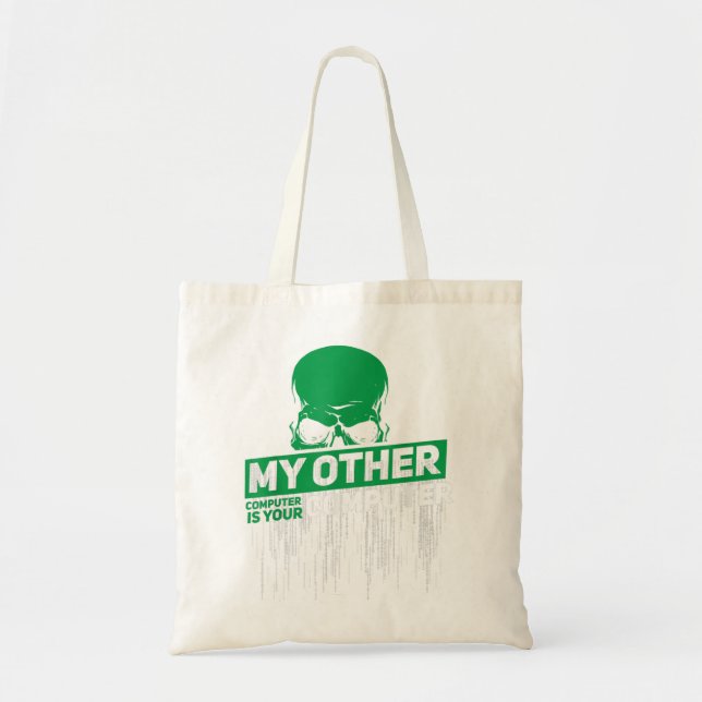 Developer Sysadmin Engineer Hacker Nerd Admin Code Tote Bag (Front)
