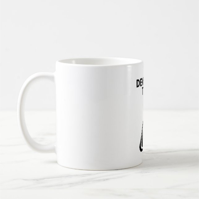 Developer tears. Tester makes developer cry Coffee Mug (Left)