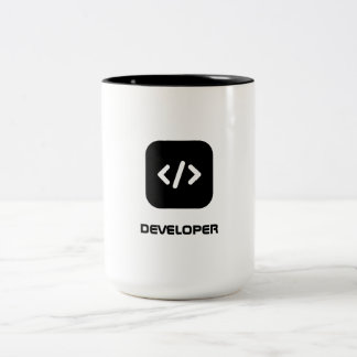 developer Two-Tone coffee mug