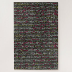 Developer's Terminal Pattern Jigsaw Puzzle