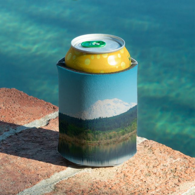Developing Nature Gallery Logo & Mout Rainier Can Cooler (In Situ Pool)