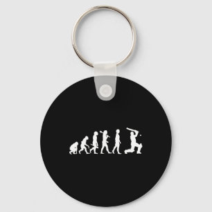 Development Of The Cricket Player - Cricket Player Key Ring