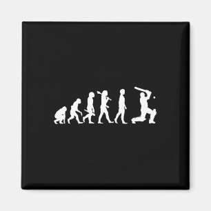Development Of The Cricket Player - Cricket Player Magnet