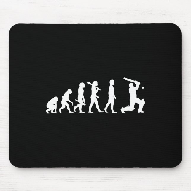 Development Of The Cricket Player - Cricket Player Mouse Pad (Front)