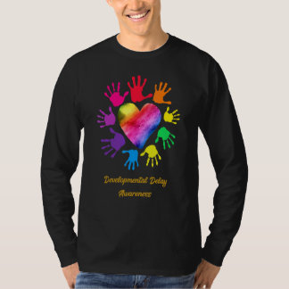 Developmental Delay Awareness Hands Developmental T-Shirt