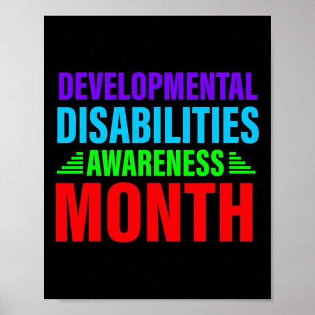 Developmental-disabilities-awareness month mum say poster (Front)