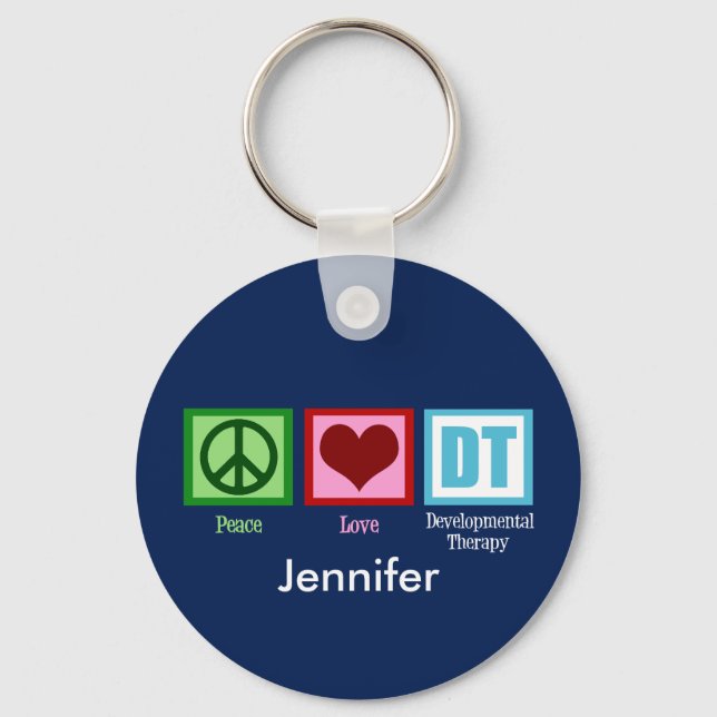 Developmental Therapist Key Ring (Front)