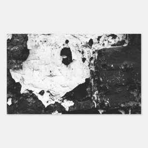 devestation masks rectangular sticker