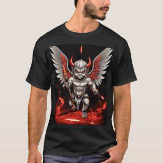 Devil angel gamer t shirt