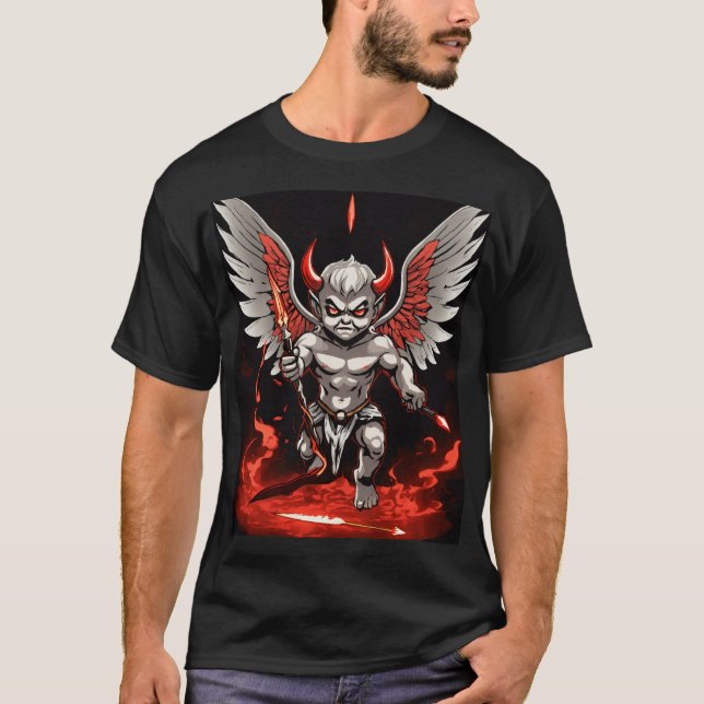Devil angel gamer t shirt  (Front)