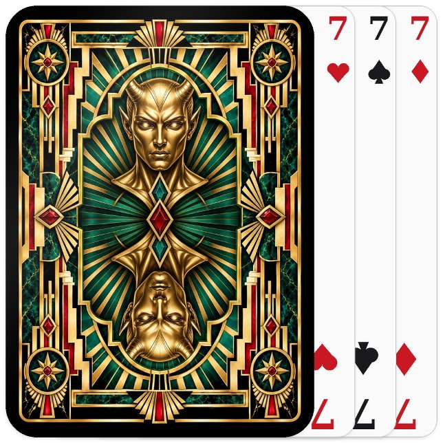 Devil, Art Deco Mythical Playing Cards (Creator Uploaded)