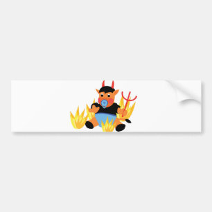 devil baby bumper sticker