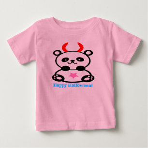 ♫♥Devil Baby Panda Infant Organic Creeper♥♪ T-Shirt