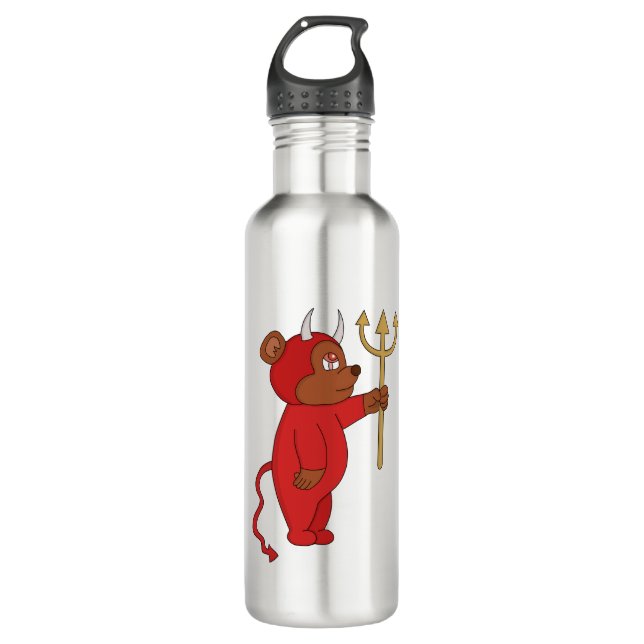 Devil Bear 710 Ml Water Bottle (Front)