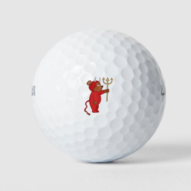 Devil Bear Golf Balls (Front)