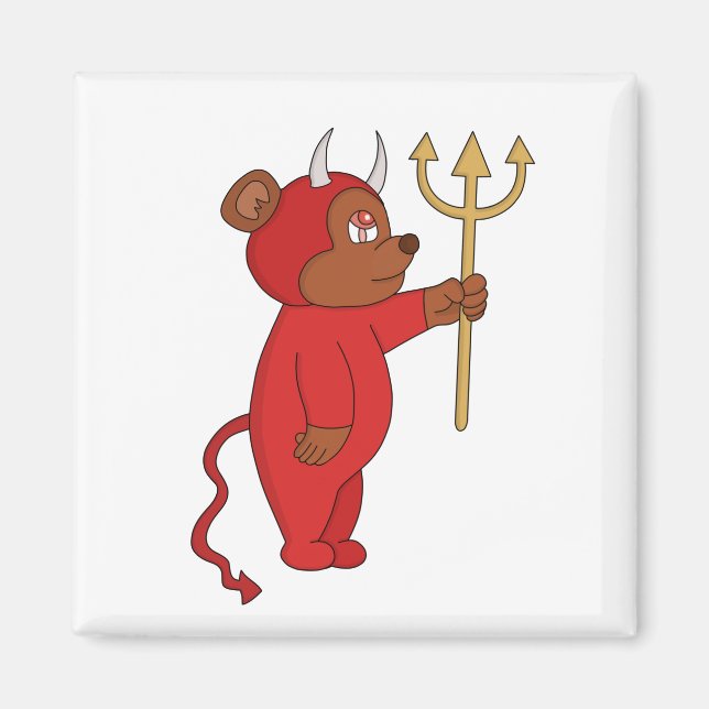 Devil Bear Magnet (Front)