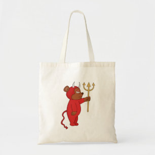 Devil Bear Tote Bag