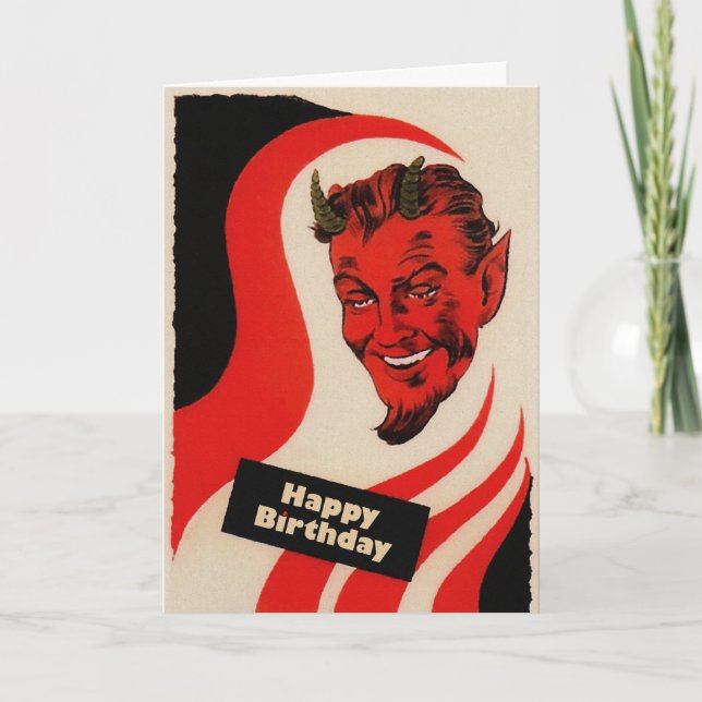Devil Birthday Card (Front)