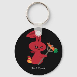 Devil Bunny Key Ring